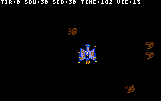 Spacewar atari screenshot